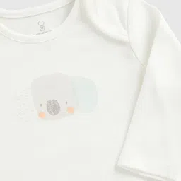 mothercare Infants Printed T-Shirt with Pants & Beanie image 3