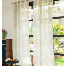 urban space Set of 2 Striped Door Curtains image 3