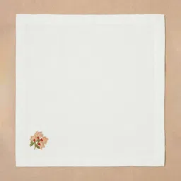 design gaatha home living Set of 6 Embroidered Table Napkins image 3