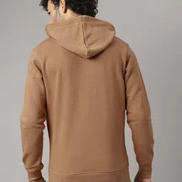 free authority Men Graphic Print Regular Fit Hooded Sweatshirt image 3