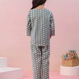 say Girl Printed Top & Pants Set image 3