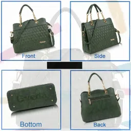 eveda Women Quilted Shoulder Bag image 3