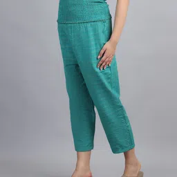 moms maternity Women Checks Trackpants image 3