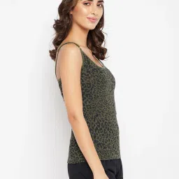 clovia Animal Print Scoop-Neck Camisole image 3