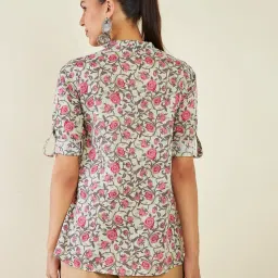 soch Floral Print A-Line Tunic image 3
