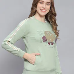 monte carlo Typographic Print Sweatshirt image 3