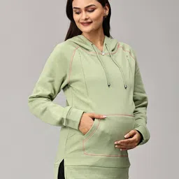 the mom store Women Hoodie with Kangaroo Pocket image 3