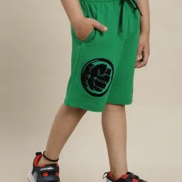 kidsville Boys Flat Front Graphic Print Shorts image 3