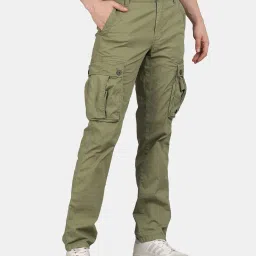 t-base Men Straight Fit Cargo Pants image 3