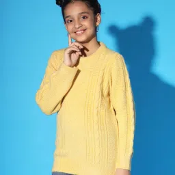 nick & jones Girls Knitted Regular Fit Sweater image 3