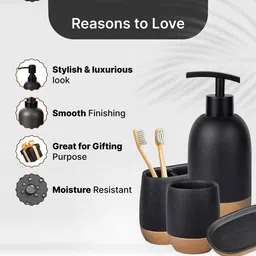 umai Polyresin Soap Dispenser Set image 3