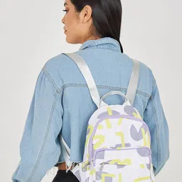 styli Women Printed Backpack with Adjustable Strap image 3