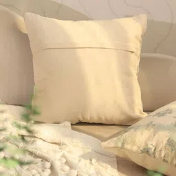 bella true Set of 2 Quilted Square Cushion Cover 18" X 18" image 3