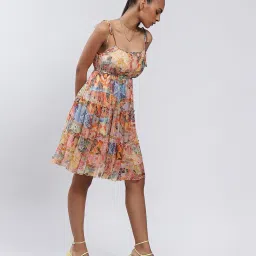 label ritu kumar Margaux Short Tiered Dress image 3