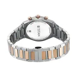 titan Men Round Dial Stainless Steel Strap Analogue Watch-90180KM01 image 3