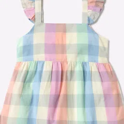 gap kids Checked Cotton A-Line Dress image 3