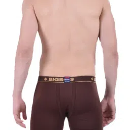 dollar bigboss Pack of 7 Men Solid Combed Cotton Classy Trunks image 3