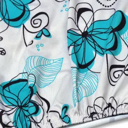 cortina eyelet curtain Pack of 6 Floral Print Chair Covers image 3