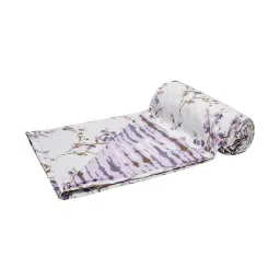 trance home linen 200 GSM Floral Print Single Reversible Blanket image 3