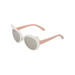 carlton london Girls Grey Lens White Cateye Sunglasses-CLSG072 image 3