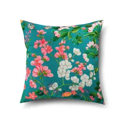 sej by nisha gupta Set of 5 Floral Print Cushion Cover - 16" x 16" image 3