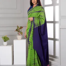 shivanya handicrafts Printed Saree with Blouse Piece image 3