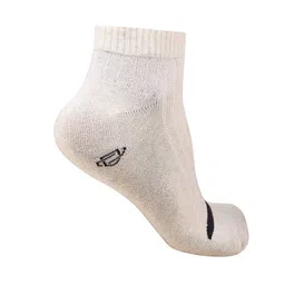 dollar Pack of 3 Ribbed Ankle-Length Socks image 3