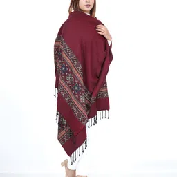 oswal Women Geometric Printed Stole image 3