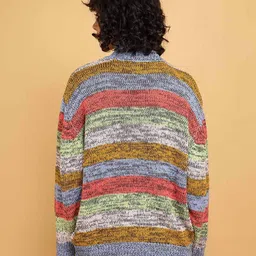wrangler Striped Turtle-Neck Sweater image 3