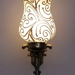 devansh Metal Wall Lamp with Mosaic Glass image 3