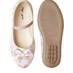 boyz n galz Girls Ballerinas with Bow Applique image 3