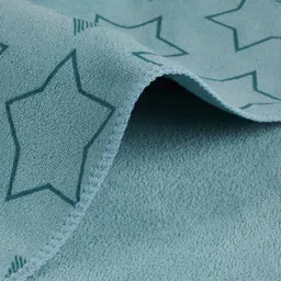 fabinaliv Set of 3 Star Print Bath Towels 43" x 23" image 3