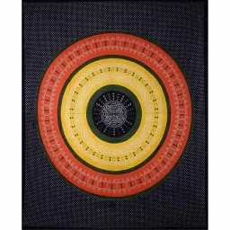 jaipur fabric 120 TC Printed Queen Size Bedsheet with Pillow Covers image 3