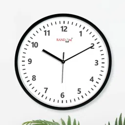 random Tic-Toc Movement Round Wall Clock image 3