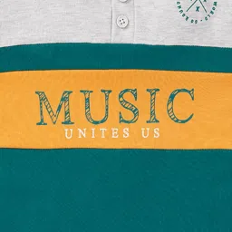 ed-a-mamma Colourblock Sustainable Henley T-Shirt image 3