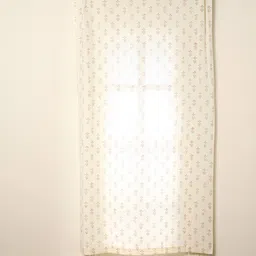 indie picks Hand Dyed Handblock Print Cotton Door Curtain image 3