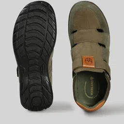 woodland Men Fisherman Sandals with Velcro Closure image 3
