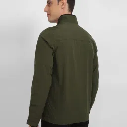 allen solly Men Regular Fit Zip-Front Jacket image 3
