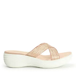 elle Women Criss-Cross Slip-On Wedges image 3