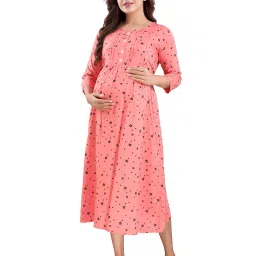 mamma's maternity Geometric Printed A-line Dress image 3