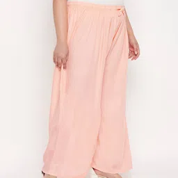 clora creation plus Palazzos with Elasticated Drawstring Waist image 3