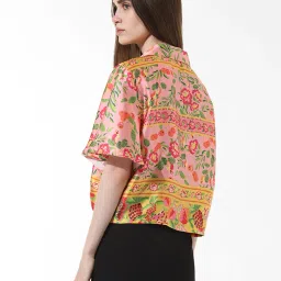 only Women Floral Print Loose Fit Shirt image 3
