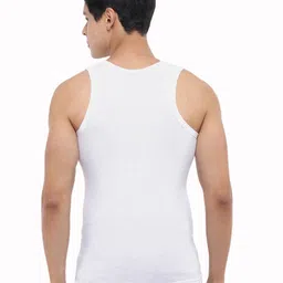 dollar bigboss Pack of 5 Men Solid Cotton Vest image 3