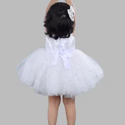 titrit Embellished V-Neck Tutu Frock image 3