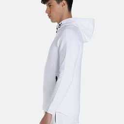 puma Logo Print Zip-Front Hooded Jacket image 3