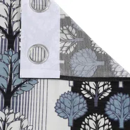 cortina eyelet curtain Set of 2 Printed Door Curtains image 3