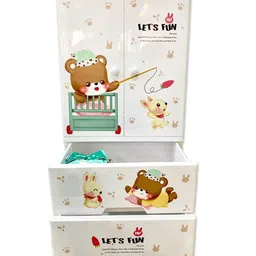 polka tots Storage Convertible Collapsible Wardrobe image 3