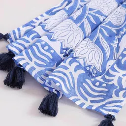 handicraft-palace Women Floral Print Wrap Scarf with Tassels image 3