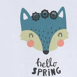 mini klub Girls Graphic Print Relaxed Fit Cotton Top image 3