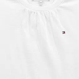 tommy hilfiger Girls BG Broderie Anglaise Short-Sleeve Top image 3